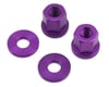 Image 1 for The Shadow Conspiracy Featherweight Alloy Axle Nuts (Purple) (3/8")